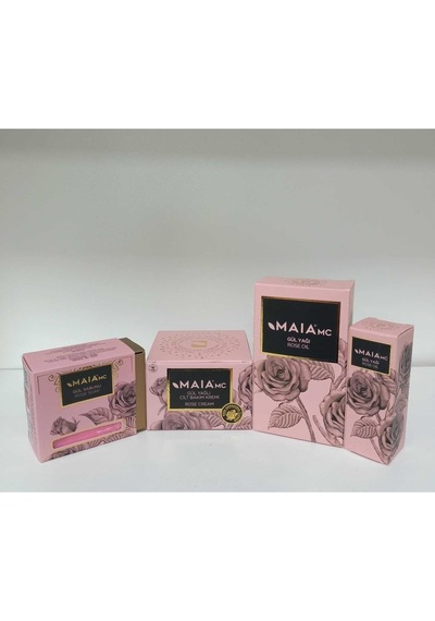 Maia Mc Gül Sabunu 150 G + Gül Yağı 50 ML + Gül Kremi 50 ML + Gül Yağı 20 ML
