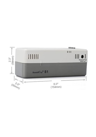 Humidicup S1 Elektronik Puro Nemlendirici, 40-150 Sayım Masaüstü Nemi İçin Küçük Boyut,% 40 İla% 90 Ayar Aralı Diğer