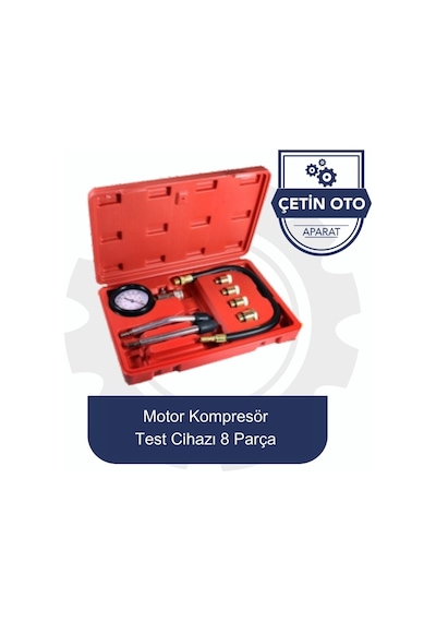 Servis Benzinli Motor Kompresör Test Cihazi 8 Parca