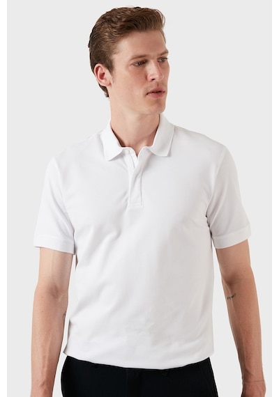 Exxe Erkek Polo Ex601-Beyaz