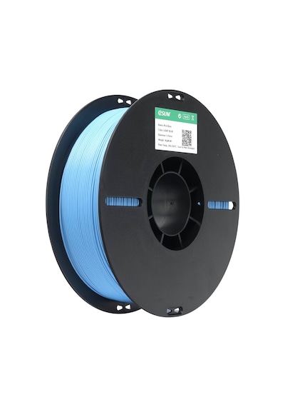 Esun Basic Pla Açık Mavi Filament 1.75mm 1kg - Stabil Baskı, Canlı Açık Mavi Pla