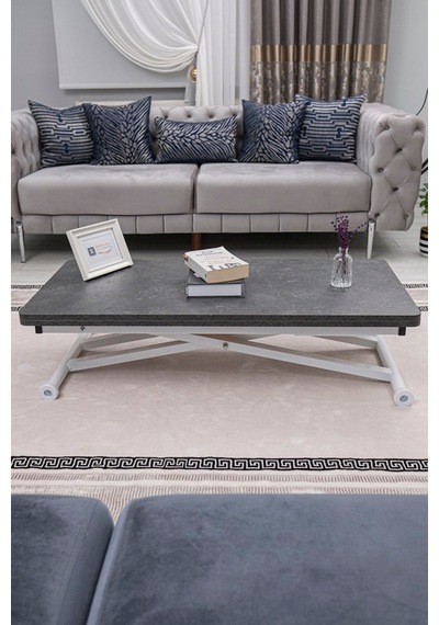 Home Üst Tabla Mdf Kartal Oval Köşe Alt Beyaz