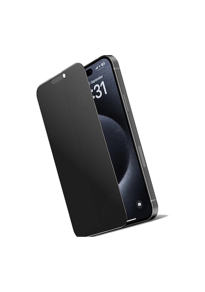 Apple Uyumlu iPhone 15 Hayalet Privacy Ekran Koruyucu Cam