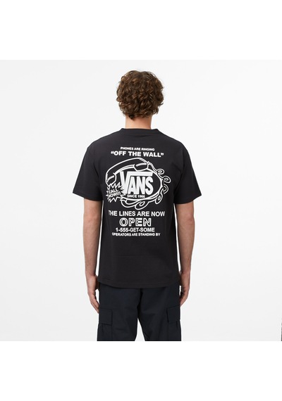 Vans Hot Lines Erkek Siyah T-shirt Vn000sybblk1