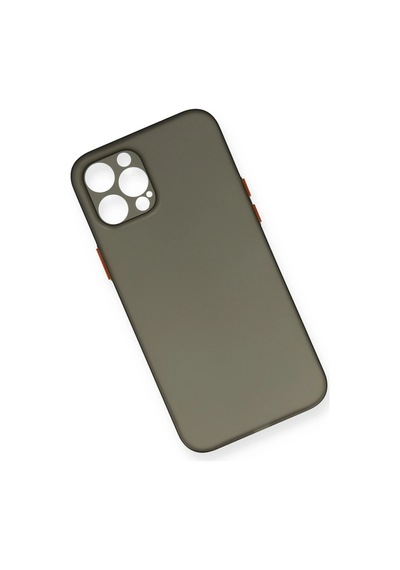 Cosmotex Newface Apple iPhone Uyumlu  12 Pro Max Kılıf Pp Ultra İnce Kapak - Gri