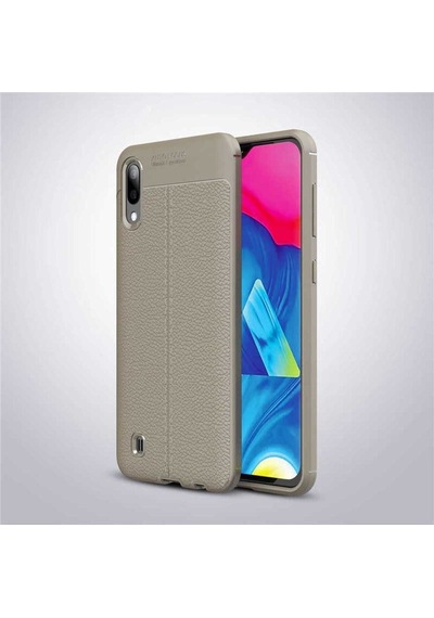 Galaxy M10 Kılıf Zore Niss Silikon Kapak Gri
