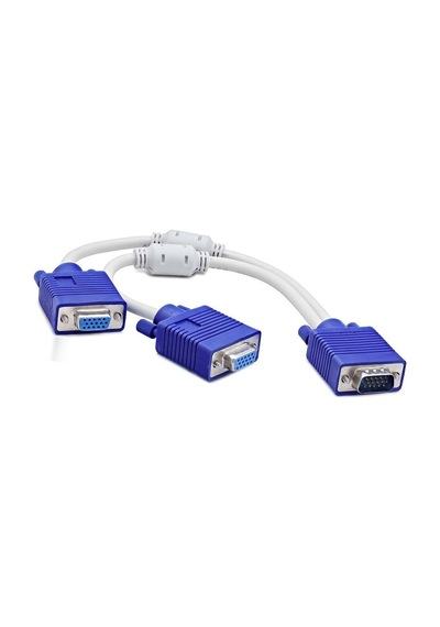 Vga Y Çoklayıcı Kablo 2 Çıkışlı 30 Cm Hdx7753 Evimdeyokyok