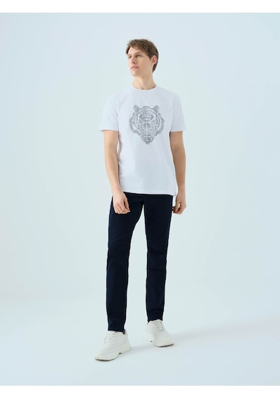 Loft Beyaz Erkek T-shirt Lf2039570 Beyaz