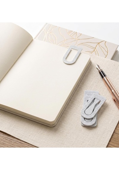 De&de Design Premium 3d Tasarım Kitap Ayracı Seti 4'lü Paket - Minimalist Modern & Fütüristik Kitap Ayraçları