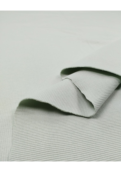 Mint Yeşili Kaşkorse Ribana Kumaş Pamuklu Esnek Yumuşak Bodylik & Bluzluk En: 110cm-11962