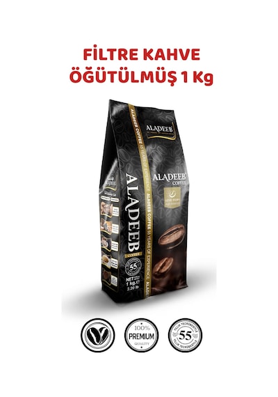 Filtre Kahve 1000 Gr Öğütülmüş Filtre Kahve 1 Kg