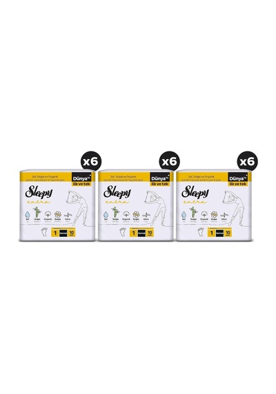 Sleepy Extra Ultra İnce Hijyenik Ped Mega Fırsat Paketi Normal 180 Adet