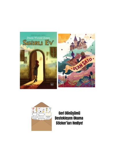 Sihirli Ev Yürüyen Şato Serisi 3 Ciltli + Uçan Şato