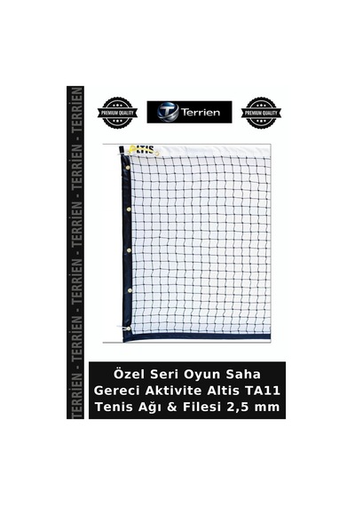 Özel Seri Oyun Saha Gereci Aktivite Altis Ta11 Tenis Ağı & Filesi 2,5 Mm Çok Renkli