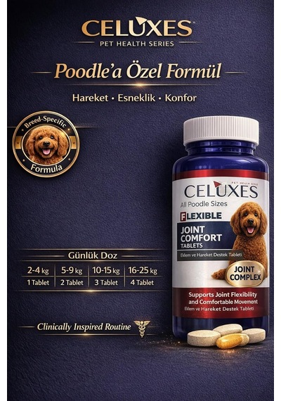 Flexible Premium Eklem Desteği Köpek Tablet 75 Adet - Poodle