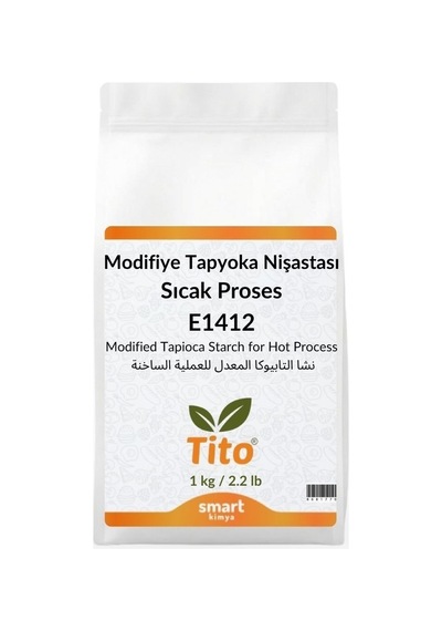 Modifiye Tapyoka Nişastası Sıcak Proses E1412 1 Kg