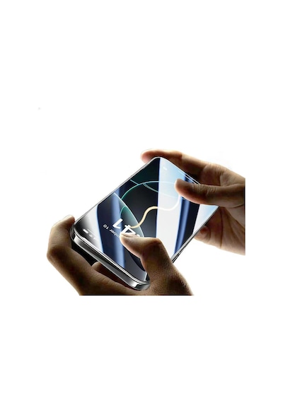 Apple Uyumlu iPhone 14 Pro Max Zore 3d Oliv Hd Temperli Cam Ekran Koruyucu + Kolay Uygulama Aparatı