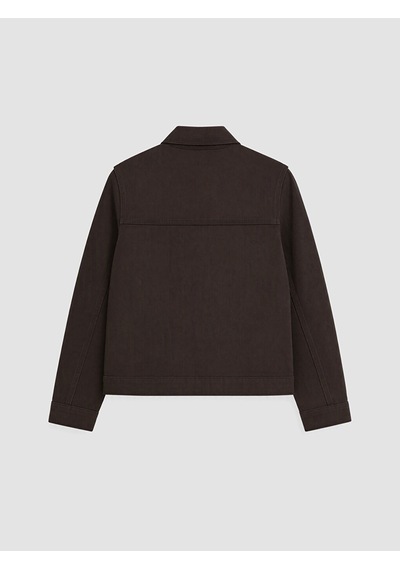 Lcwaıkıkı Classic Kahverengi Gabardin Kadın Gömlek Ceket