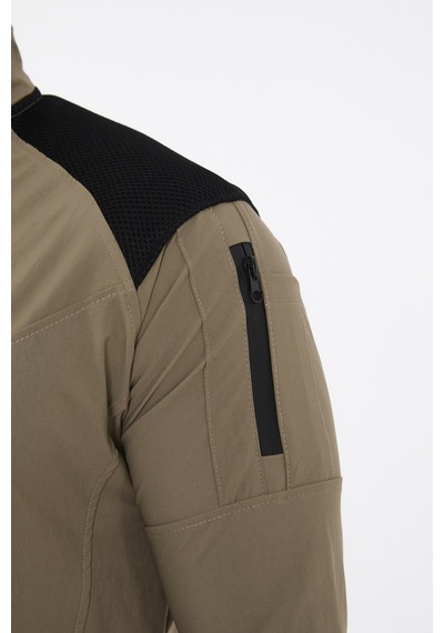 Camp Scoutland Camp137 Outdoor Tactical Su iticili Erkek Bej Taktik Sweatshirt Bej