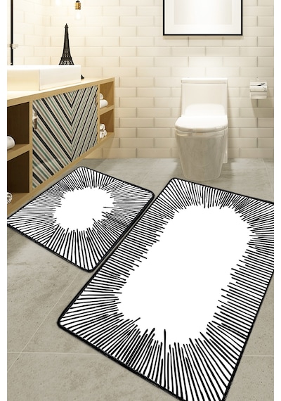 Somber Ekru 2'li Set Banyo Paspası Ekru-ikili