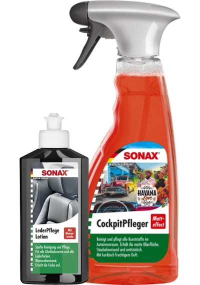 Sonax Deri & Vinil Döşeme Araç Temizleme ve Bakım Seti (Yeni Araç