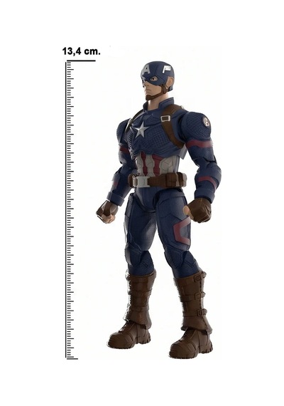 Marvel Infinity Saga Captain America Figür Yapım Seti - 94 Parça Lisanslı Aksiyon Figürü Oyuncak