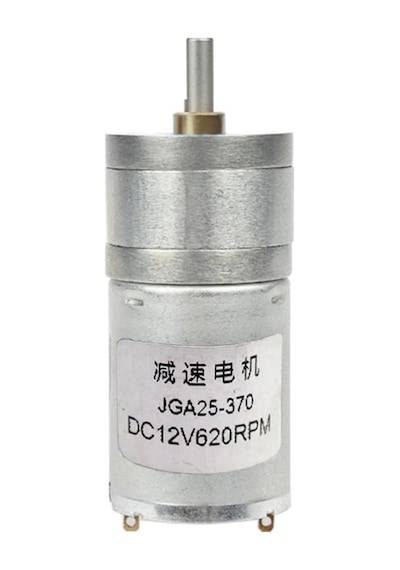 12v 620rpm Jga25-370 Redüktörlü Dc Motor Metal Dişli Yüksek Tork Kuvvet 25mm Robot Oyuncak