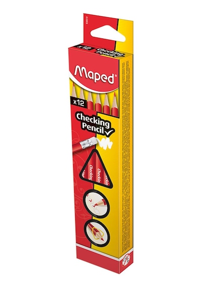Maped Kırmızı Kurşun Başlık Kalemi 838510 Çok Renkli