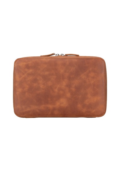 Bloominbag Arcadia Sandy Tan Premium Deri Teknoloji Kablo & Aksesuar Düzenleyici Taba