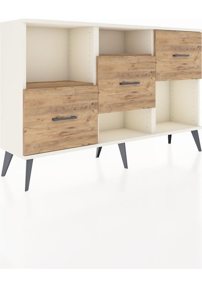 Arges Konsol 2 Raflı 3 Çekmeceli 132x30x83 Aytaşı-çam/çam Çam/çam Arges Konsol 2 Raflı 3 Çekmeceli 132x30x83 Aytaşı-çam/çam Çam/çam