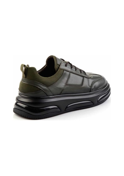 Bambi Haki Leather Erkek Sneaker E01307257343 Haki