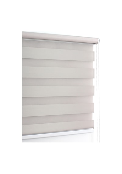 Buperde Açık Gri Eko Zebra Stor Perde