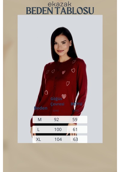 Solo " Kalbin Işıltısı " Triko Örme Hırka 001