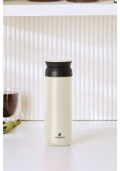 Karaca Rainbow Paslanmaz Çelik Termos 500 ML Krem