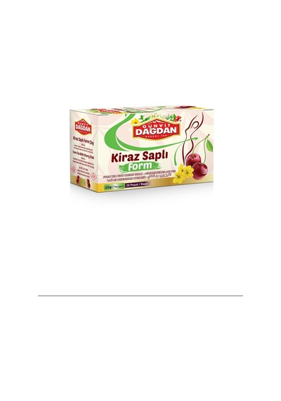 Kiraz Saplı Form Çayı Bardak Poşet 20 Li Diğer