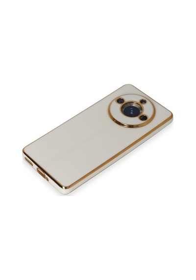Realme 11 Pro Uyumlu Kılıf Volet Silikon - Beyaz
