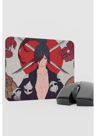 Dororo Anime V1 - 22x18 Gaming Kauçuk Kaymaz Taban Mouse Pad Fare Altlığı