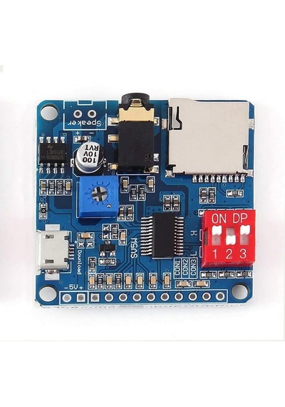 Dy-sv5w Mp3 Wav Ses Çalma Modülü Class D Amfi 5w 4-8ohm Hoparlör