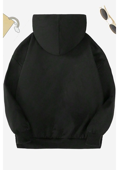 Uyguntarz Çocuk Kafadar Ayılar Baskılı Sweatshirt Turuncusiyah