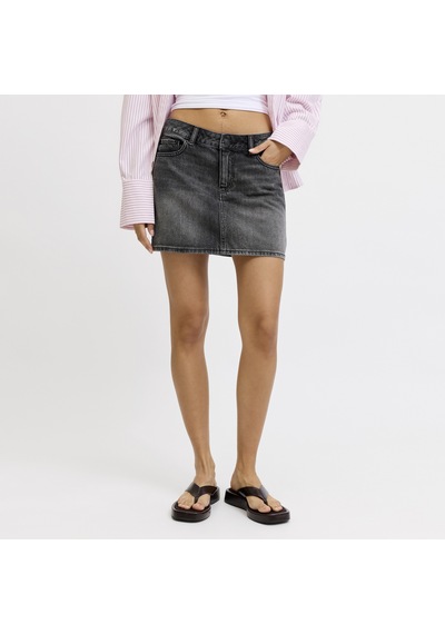 Jack & Jones Kadin Kot Etek - Laura - 12289304 Medium Grey Denim