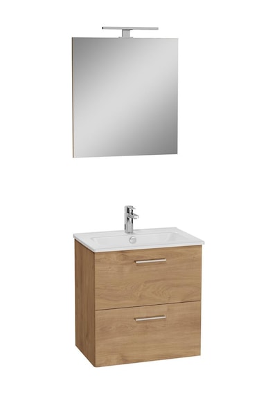 VitrA Mia Banyo Dolabı Seti 60 Cm Çekmeceli Altın Meşe 67092 Diğer
