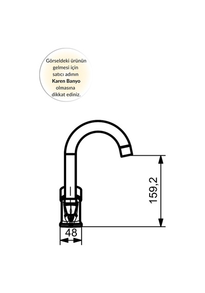 Karen Banyo Tulipek Lavabo Bataryası, Krom, Cisa 46421 krom