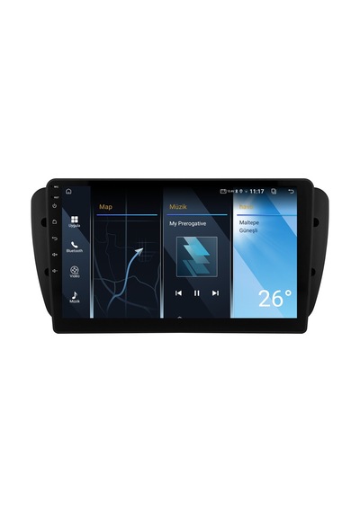 Seat Ibiza Android Multimedya Sistemi 2009-2012 Crv-4932xa 9"