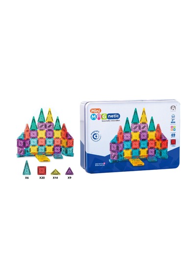 Mini Seyahat Tipi Metal Kutulu 49 Parça Magnet Oyun Seti