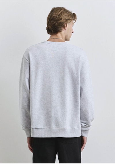 Mavi Erkek Mavi Baskılı Sweatshırt Kar Melanj 0s10389-82498 Gri