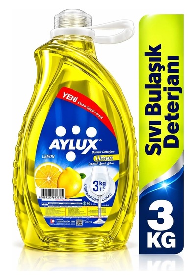 Aylux Sıvı Bulaşık Deterjanı 3 Kğ Limonlu
