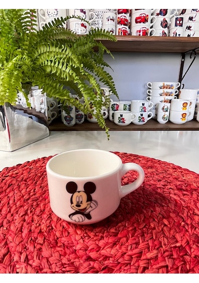 6 Parça Mickey Mouse Model Çocuk Bebek Yemek Takımı Beslenme Seti Çok Renkli