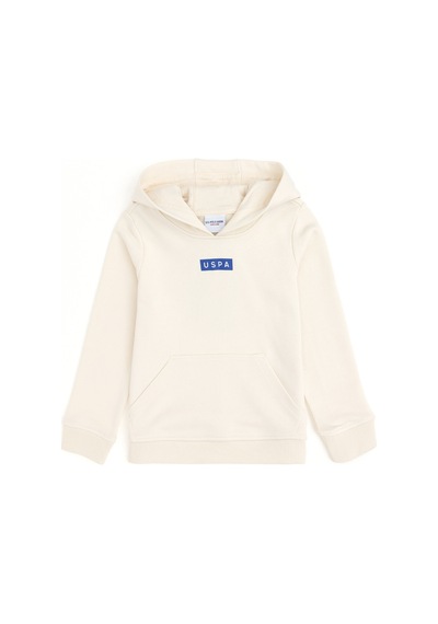 U.S. Polo Assn. Erkek Çocuk Krem Kapüşonlu Sweatshirt 50293515-VR071