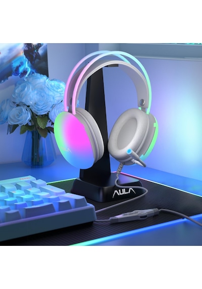 Aula S505 RGB USB Gaming Mikronfonlu Oyuncu Kulaklığı