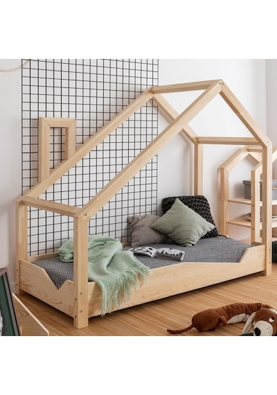 Markaawm Markaawm Montessori Bebek Ve Çocuk Karyolası Unisex Ahşap Yatak Akçaağaç